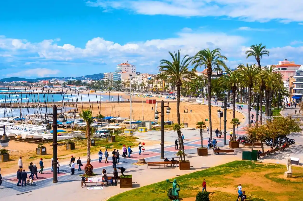 Sitges Spain coast